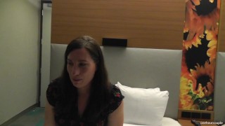 WIFE’S INTERVIEW BEFORE SHE TAKES HER FIRST BBC!